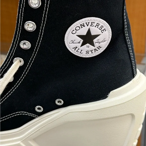 Chunky Converse Chuck Taylor Women’s All Star 75M Chick 70 De Luxe Heels - Picture 5 of 16